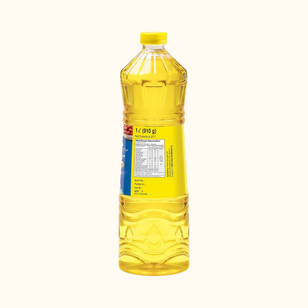 Vimal Pure Gold Micro-Filtered Groundnut Oil | 1-L Bottle