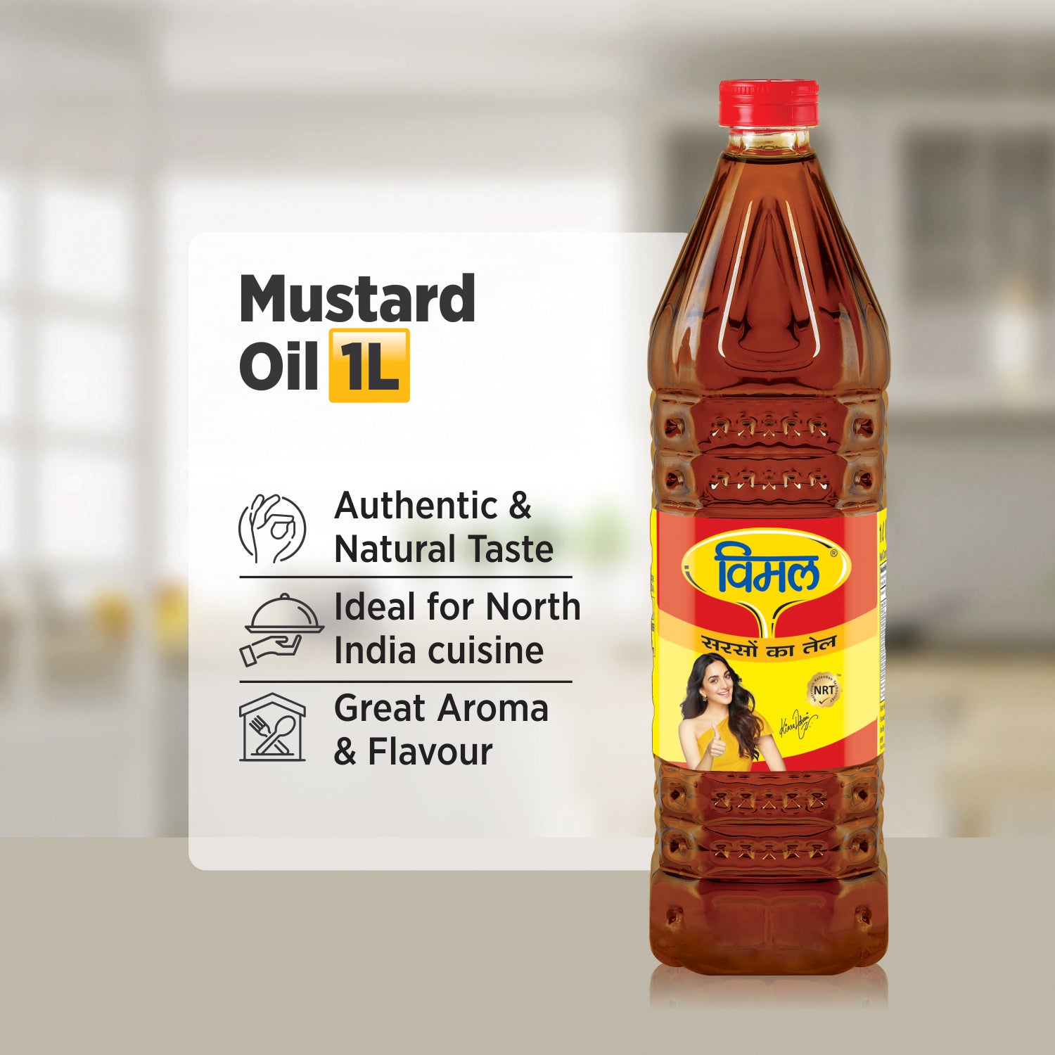 Vimal Mustard Oil | 1-L Bottle