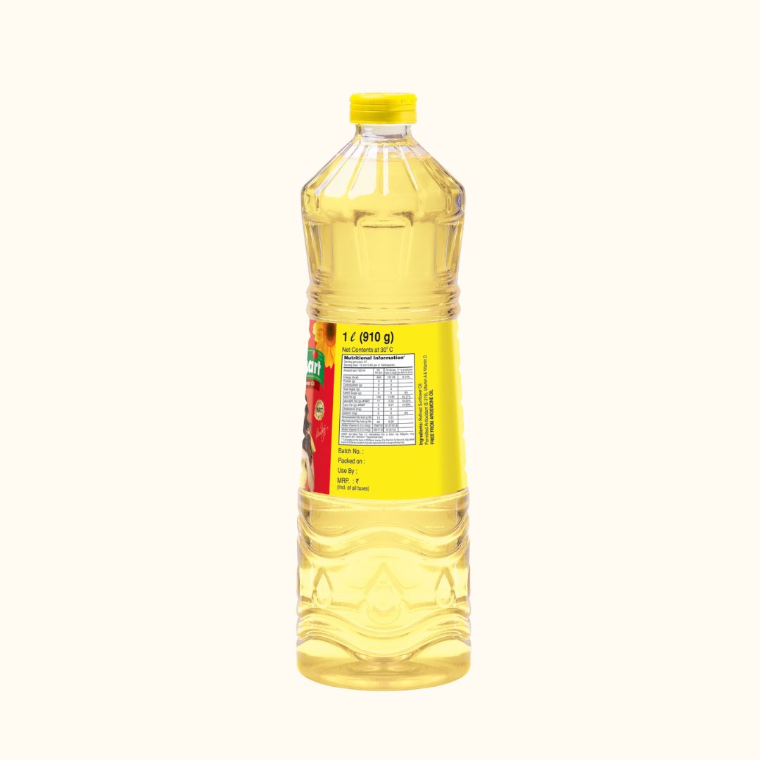 Vimal Sunhart Refined Sunflower Oil | 1-L Bottle