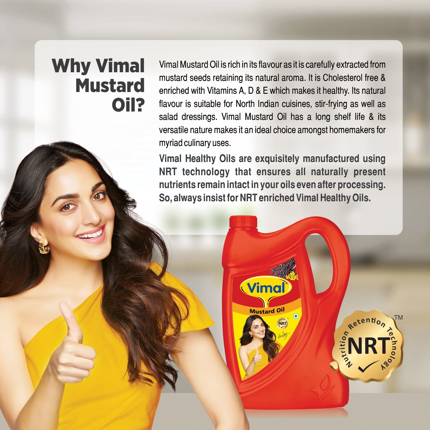 Vimal Mustard Oil | 5-L Jar