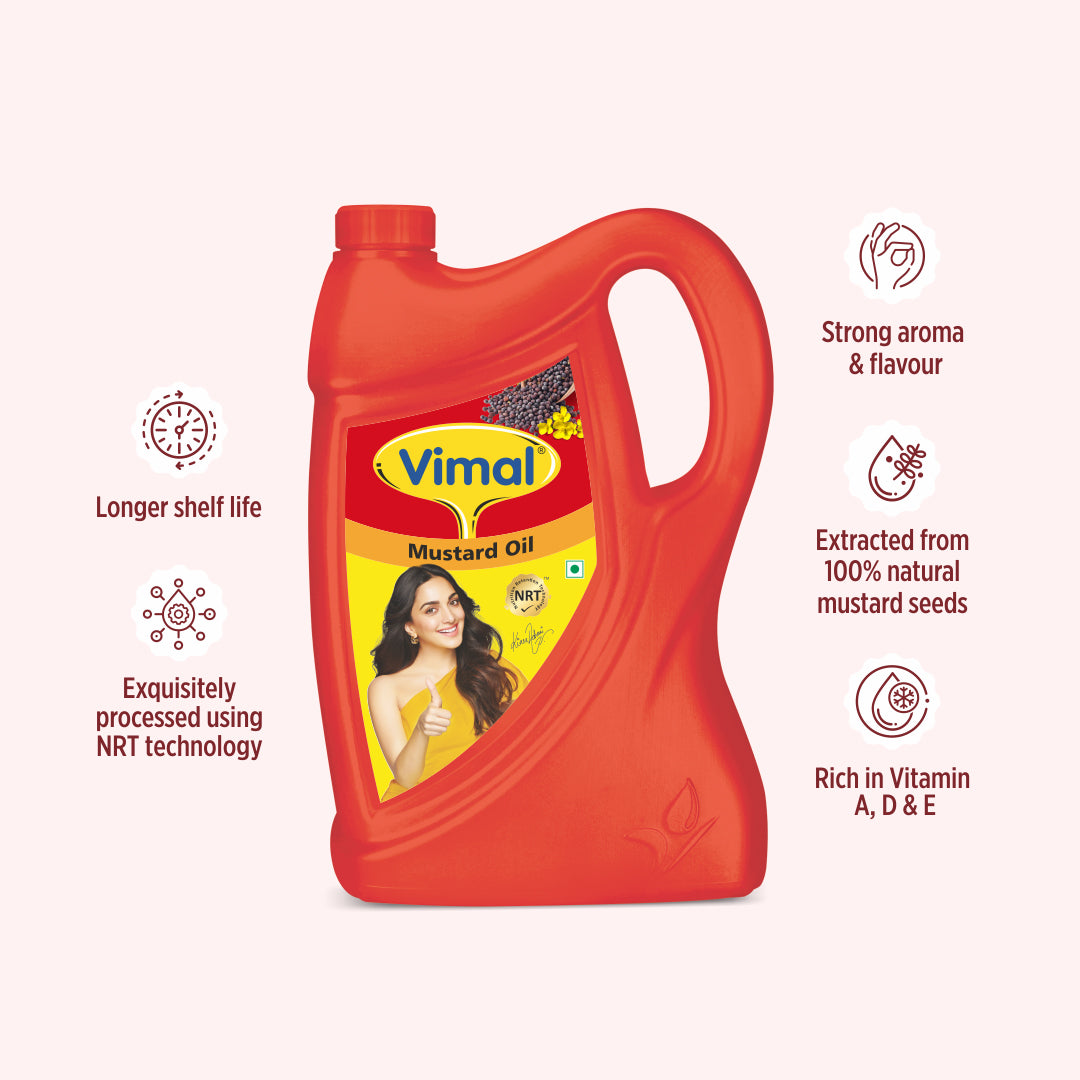 Vimal Mustard Oil | 5-L Jar
