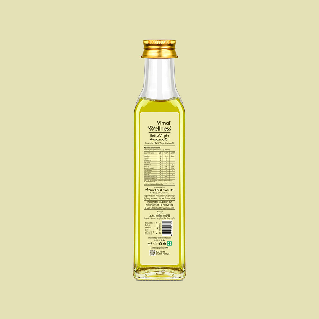 Vimal Wellness Extra Virgin Avocado Oil | 250 ml