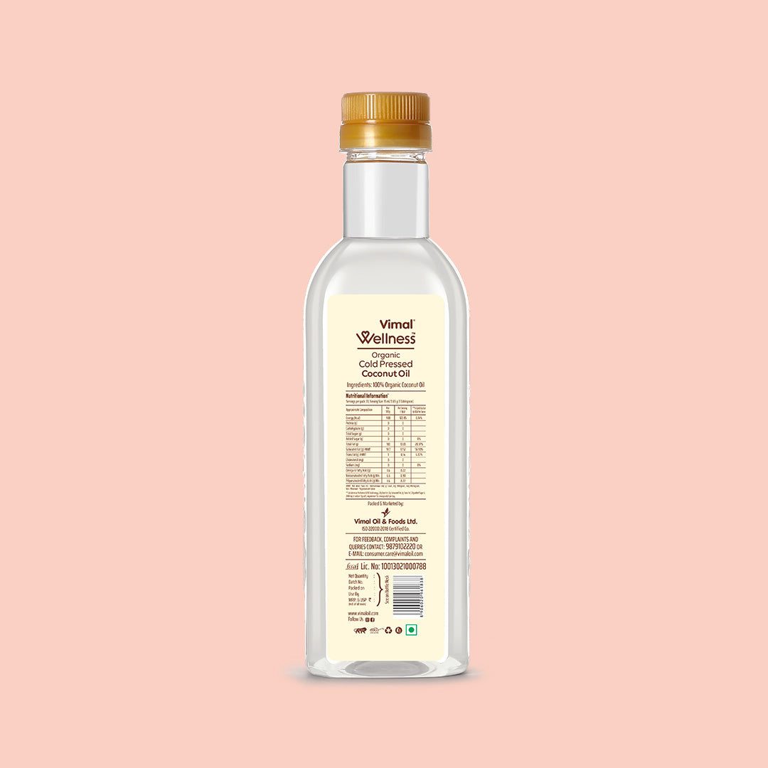 Vimal Wellness Cold Pressed Extra Virgin Coconut Oil | 500 ml