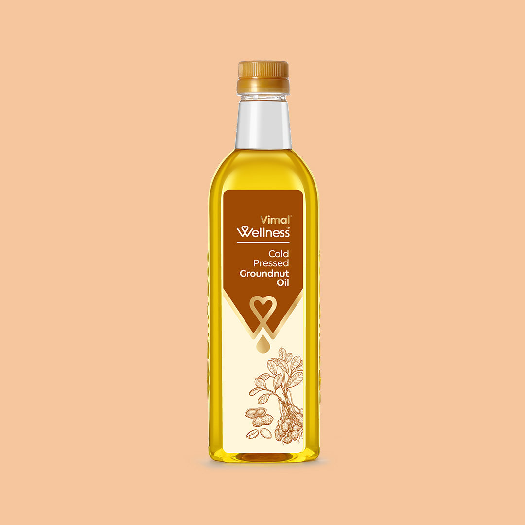 Vimal Wellness Cold Pressed Groundnut Oil | 500 ml
