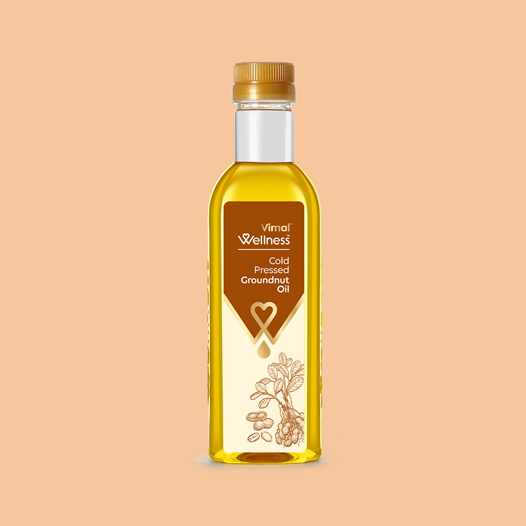 Vimal Wellness Cold Pressed Groundnut Oil | 1 L