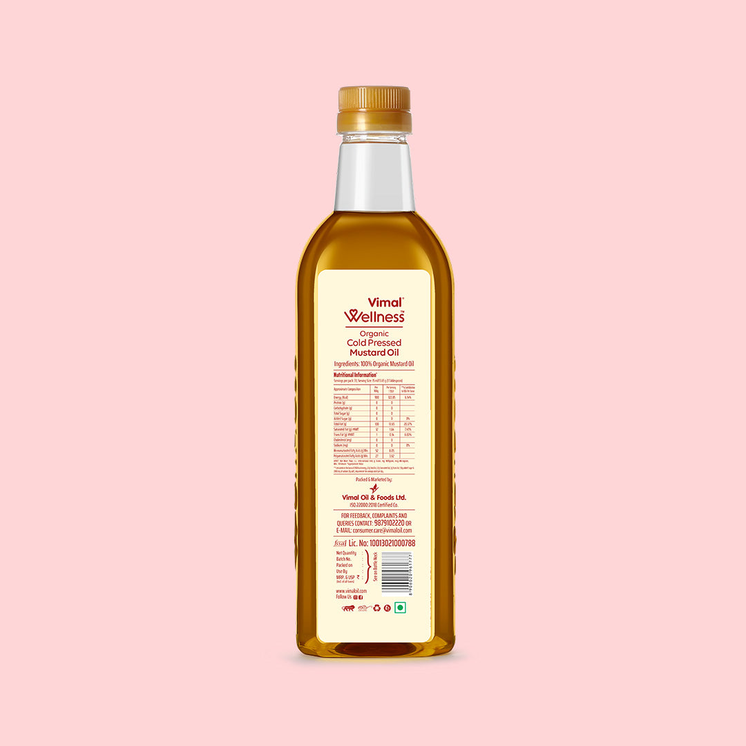 Vimal Wellness Cold Pressed Mustard Oil | 1 L