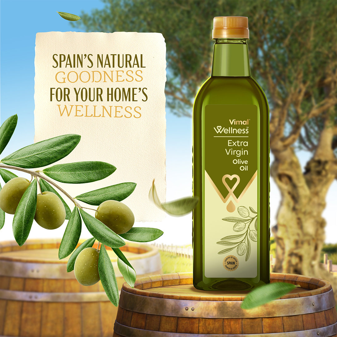 Vimal Wellness Extra Virgin Olive Oil | 1 L