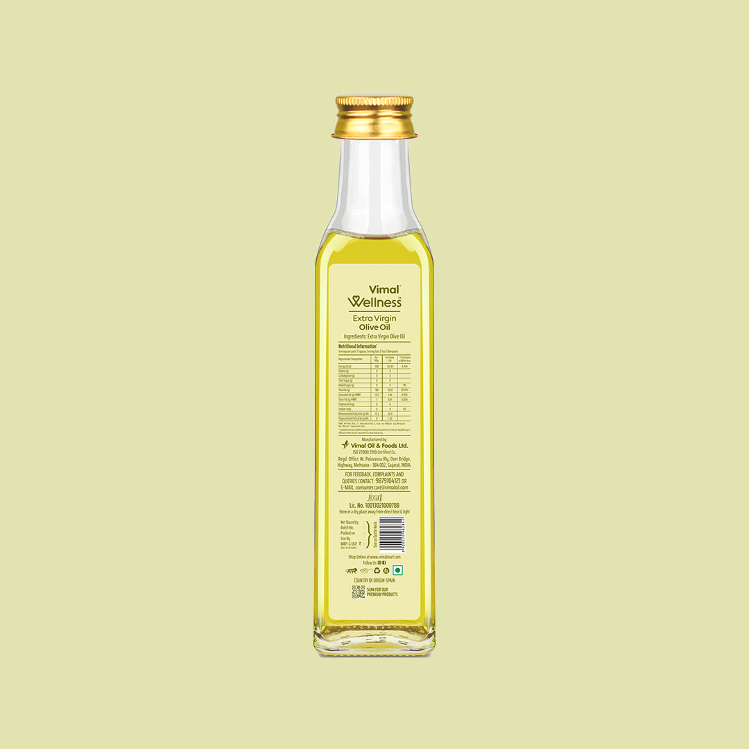 Vimal Wellness Extra Virgin Olive Oil | 250 ml