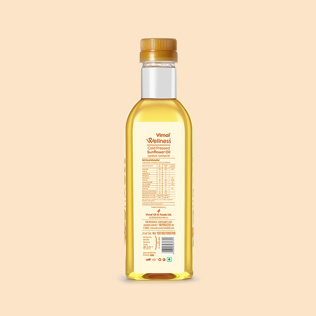 Vimal Wellness Premium Sunflower Oil | 500 ml